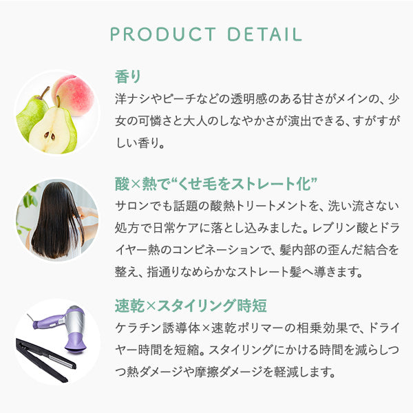 Optimistic オプティミスティック ファストスリークヘアセラム 100ml/260ml リフィル